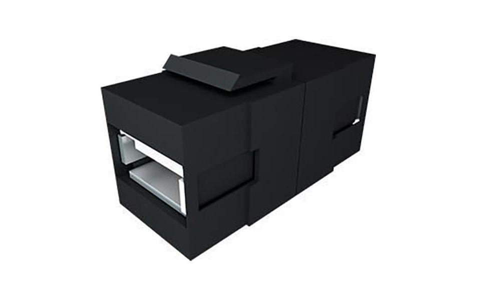 Keystone-Modul USB 3.0mit vier Tasten, schwarz