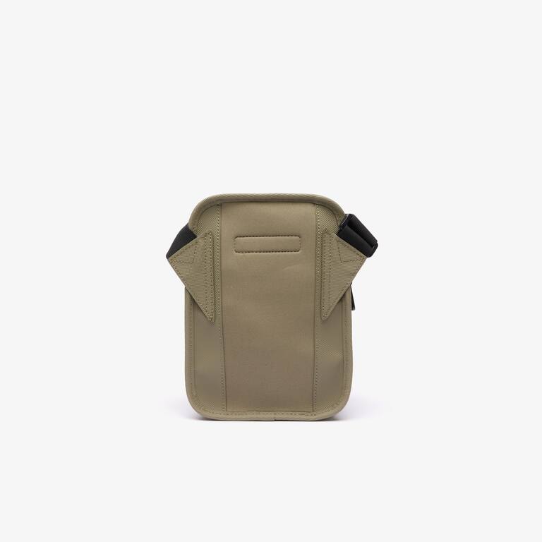 Sacoche verticale avec poche Sacoches & Pochettes - Beige - Lacoste - Homme