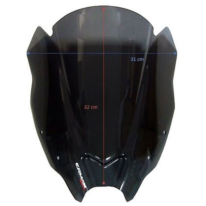 Saute vent Ermax 32 cm - Noir