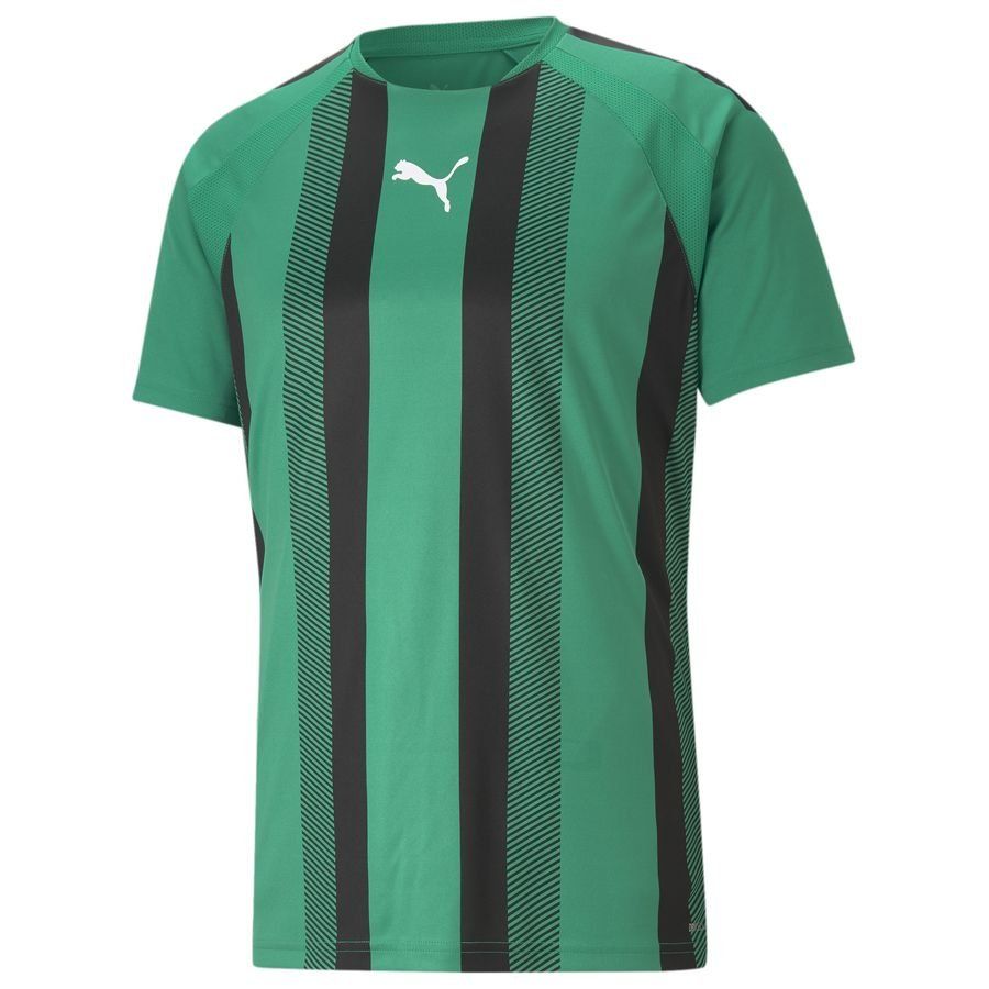 PUMA Maillot teamLIGA - Vert/Noir/Blanc