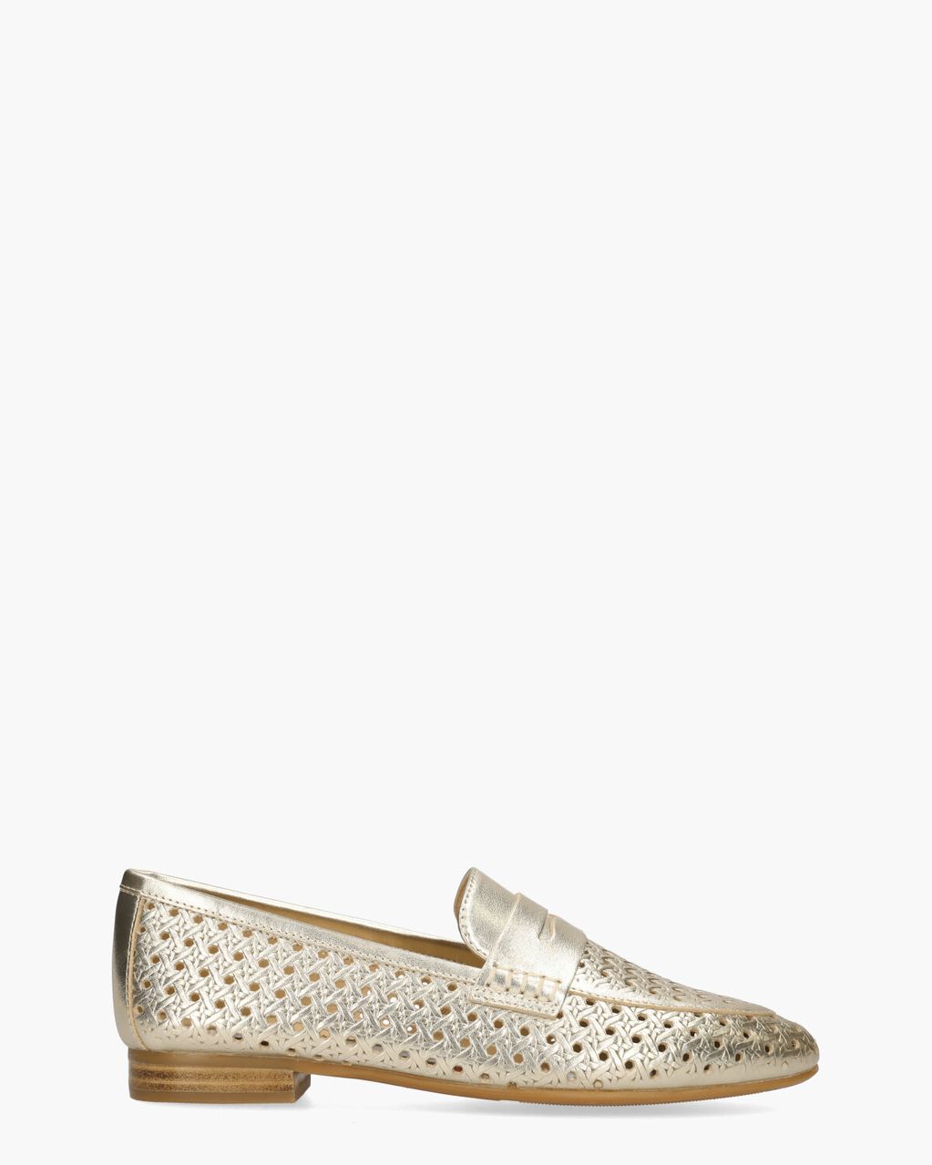 Di Lauro Toska Goud Damesloafers