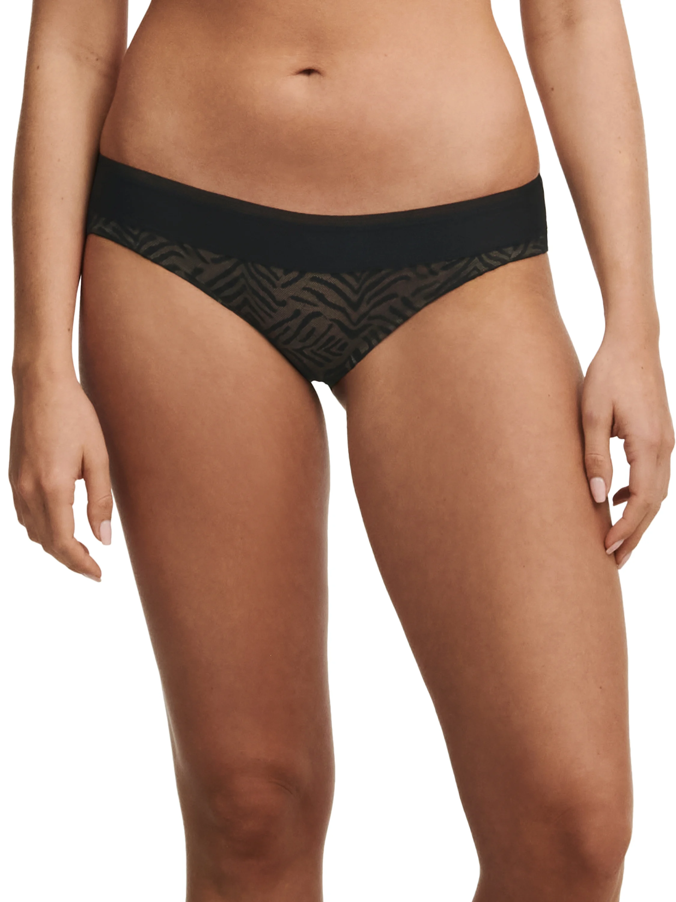 GRAPHIC ALLURE - Slip en dentelle | Noir
