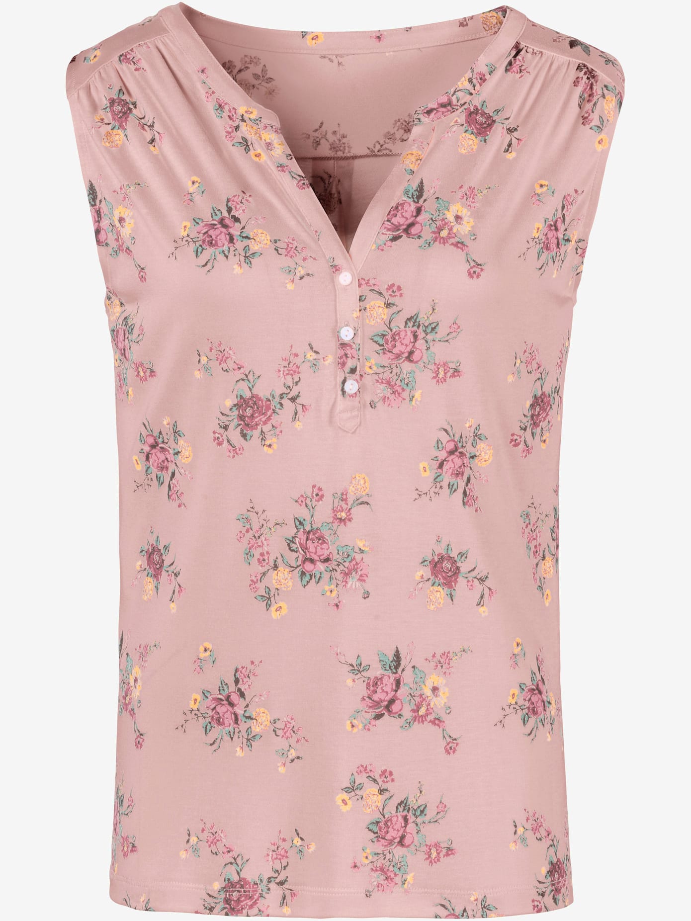 Débardeur lot de 2 : imprimé floral et uni
