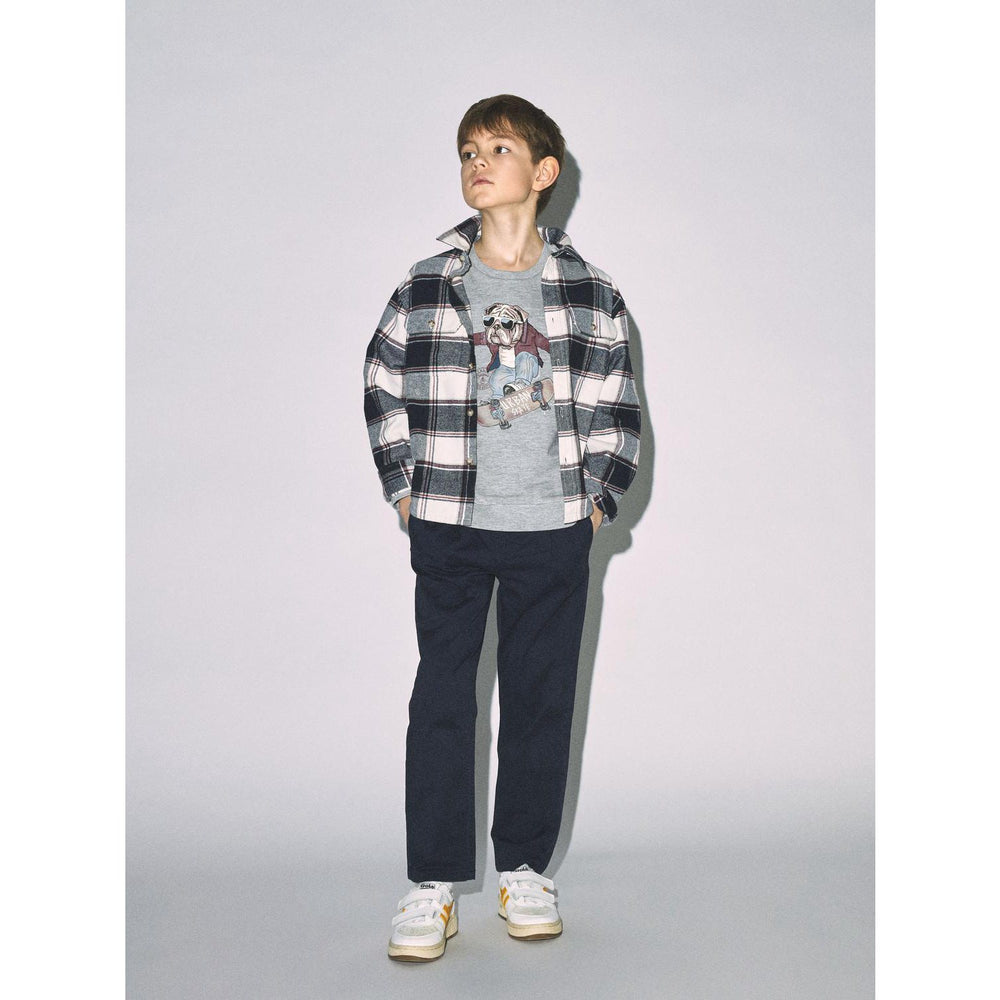 Køb Name It Grey Melange Tehogo Sweatshirt