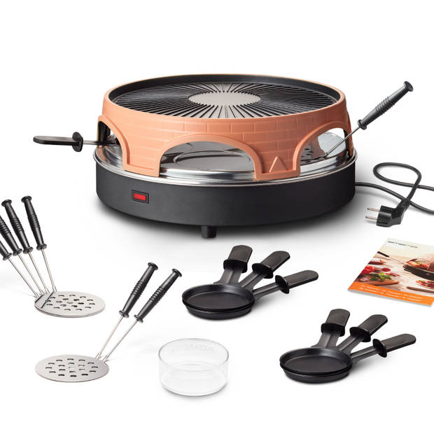 Emerio PO-113255 Pizzarette 3in1 - 6 personen