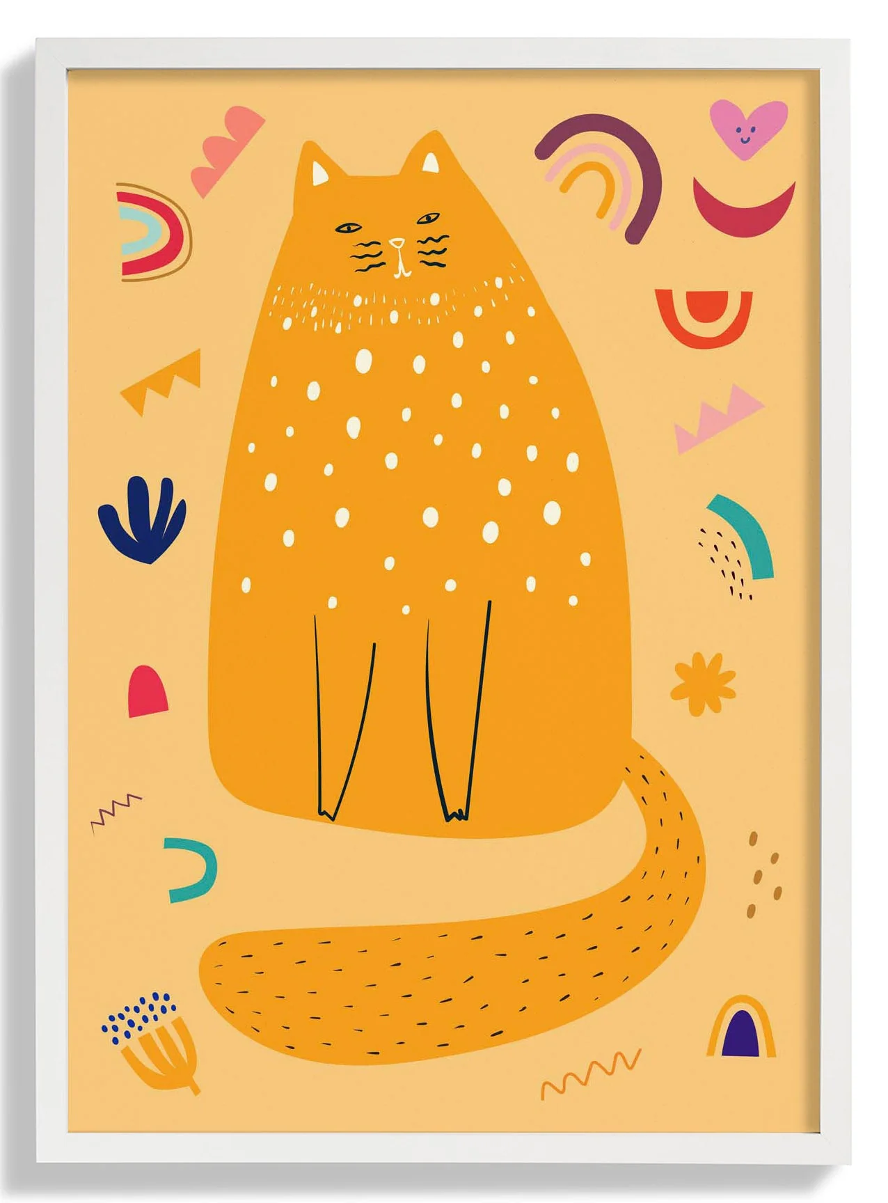 Gelbe Katze