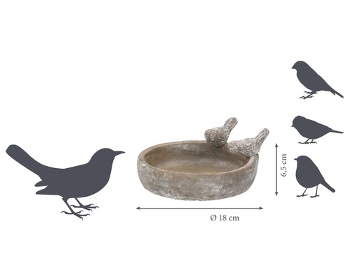 Vogelbad Pool Oasis klein: Ø 18 cm