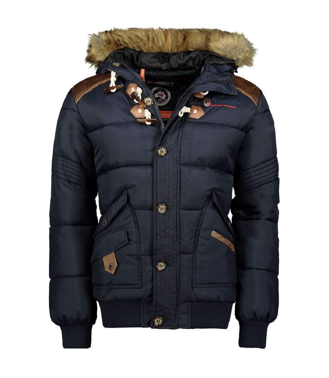 Veste doudoune homme - BELPHEGORE - bleu marine - Geographical Norway