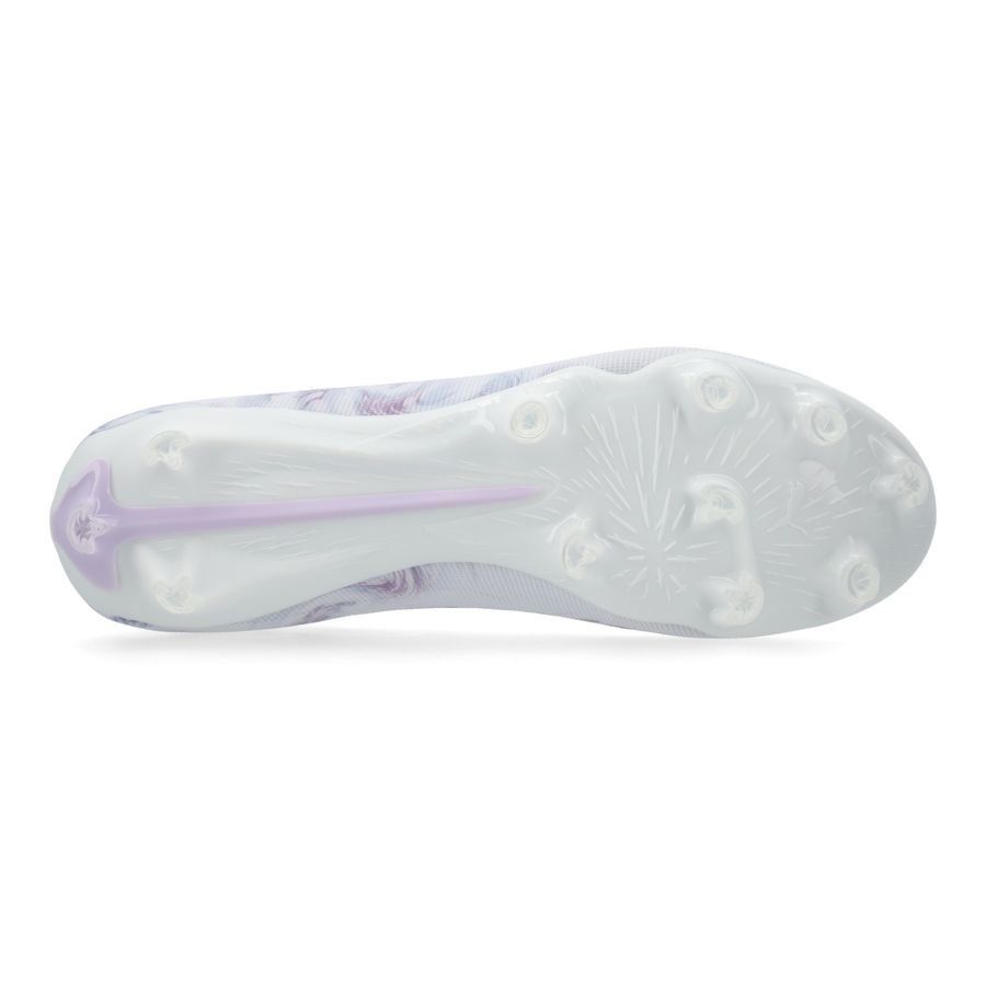 PUMA Ultra 5 Match   FG/AG Brilliance - Blanc/Noir/Spring Lavender Femme ÉDITION LIMITÉE