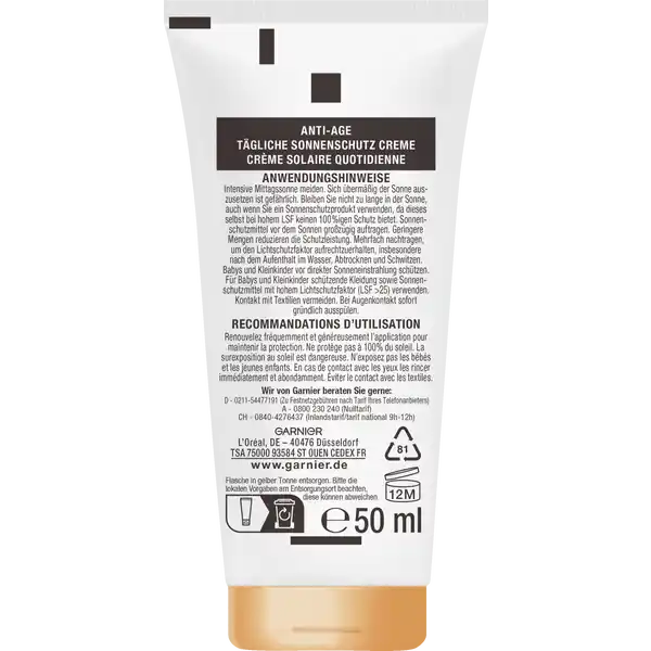 Sonnencreme Gesicht Anti-Age Super UV LSF 50