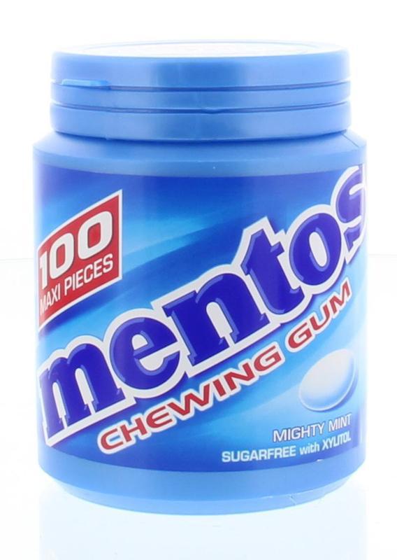 Mentos Gum XL mighty mint pot 150g