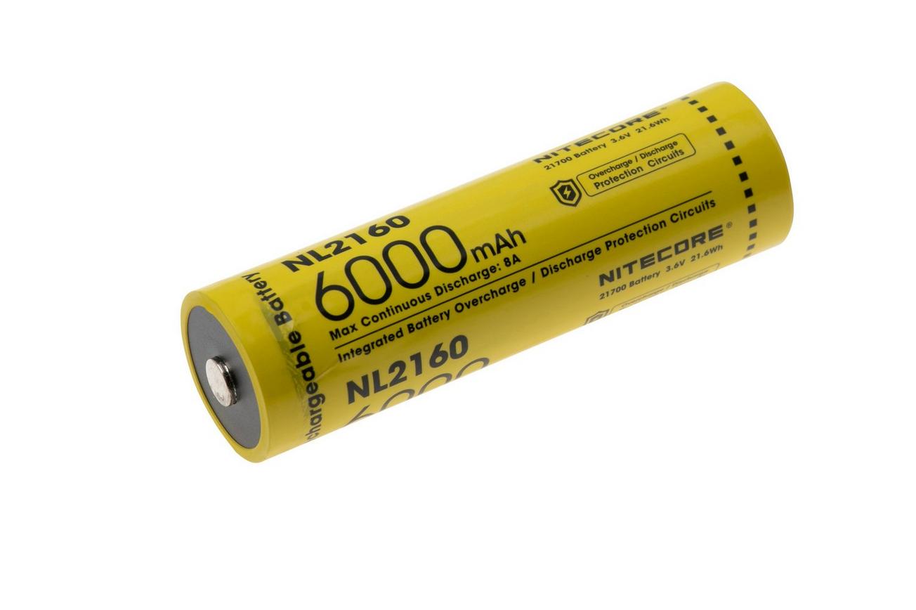 Nitecore NL2160, 21700 oplaadbare Li-ion accu, 6000 mAh