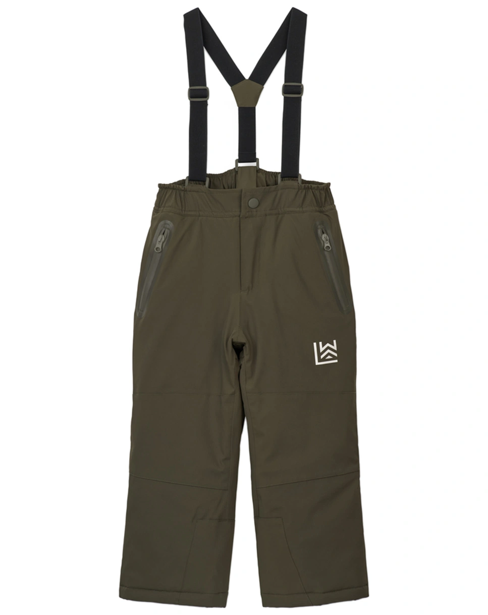 Schneehose KARTER mit Träger in dark olive
