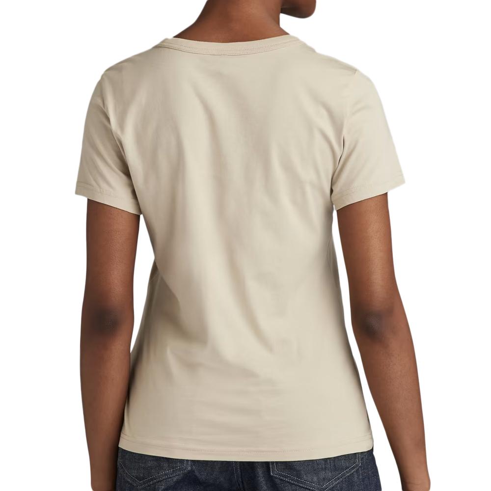 T-shirt Beige Femme G-Star Raw D23942