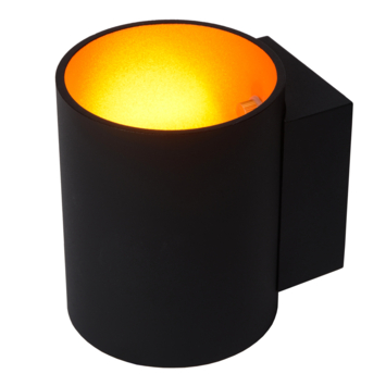 Lucide XERA wandlamp Ø 8 cm Zwart