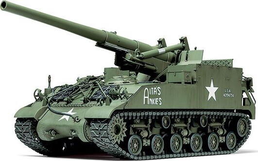 Tamiya - M40 Self Propelled 155Mm Gun Byggesæt - 1:35 - 35351