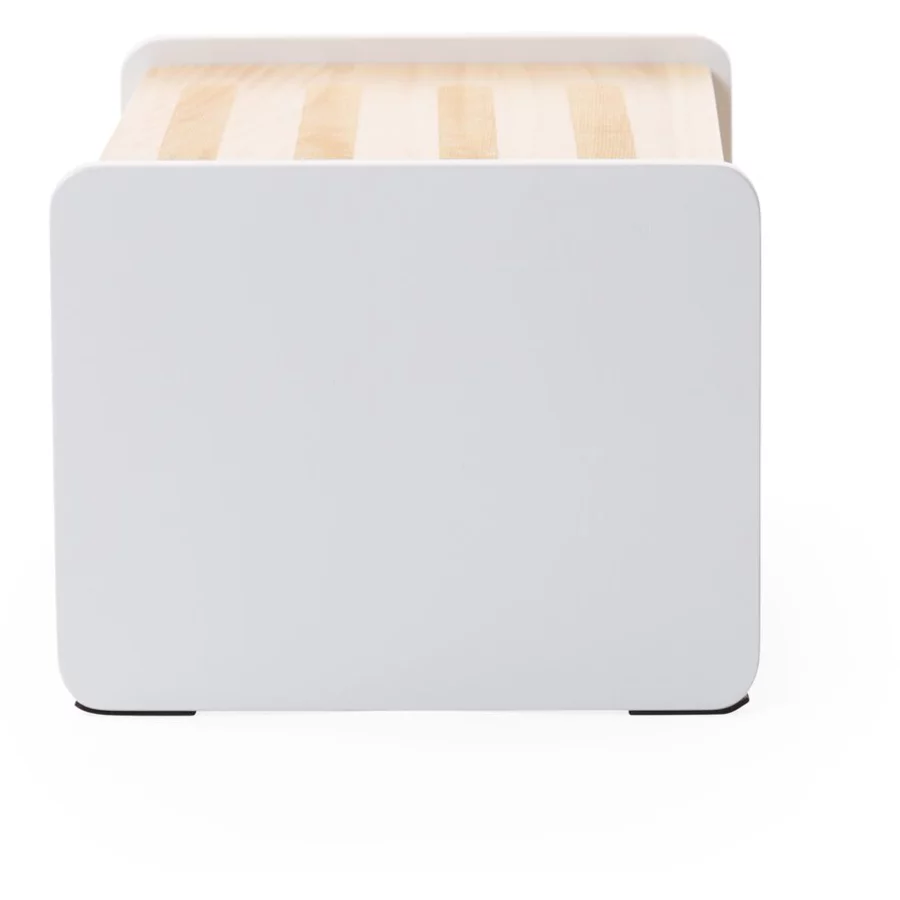 CHILDHOME Tritthocker Holz Weiss-Naturell