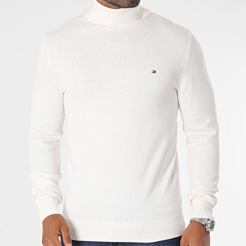 Pull Col Roulé Pima Original 8048 Ecru