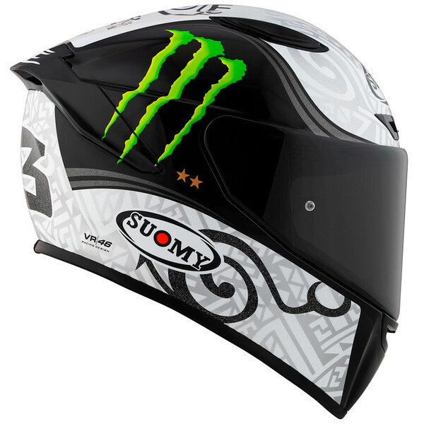 Suomy - Casque Track-1 Bagnaia Monster Winter Test Replica Blanc / Gris / Noir / Vert