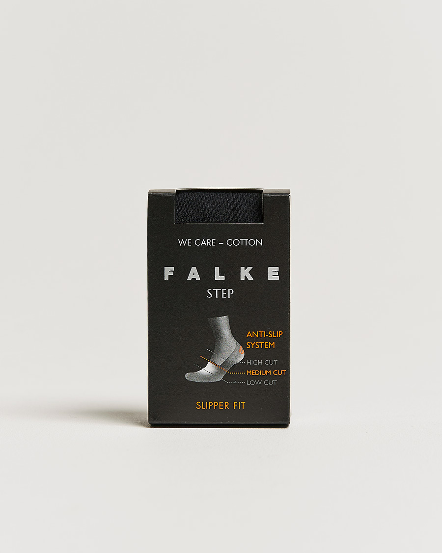 Falke Step In Box Loafer Sock Black