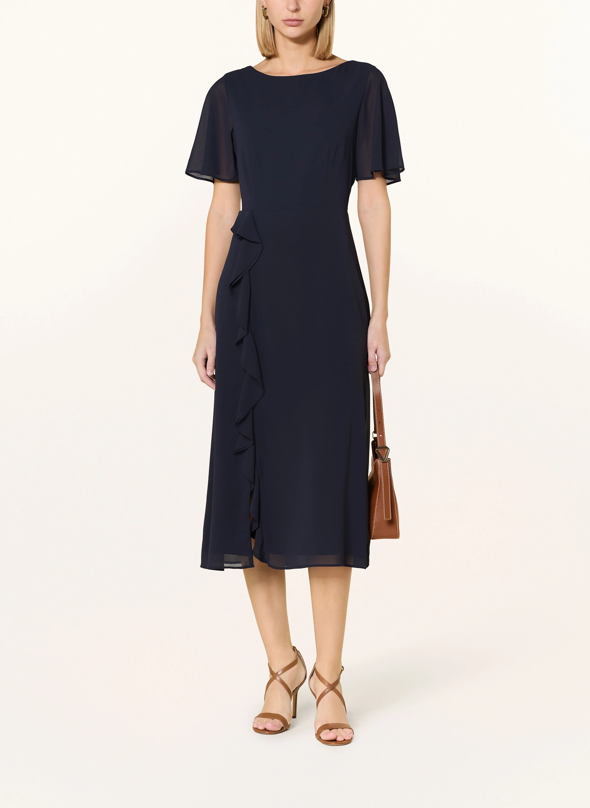 s.Oliver BLACK LABEL Kleid mit Volants
