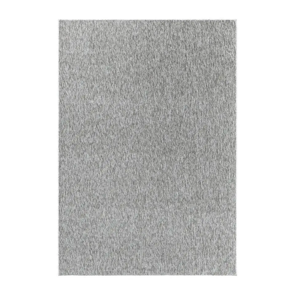 Effen Vloerkleed Laagpolig Lichtgrijs - 200x290 CM