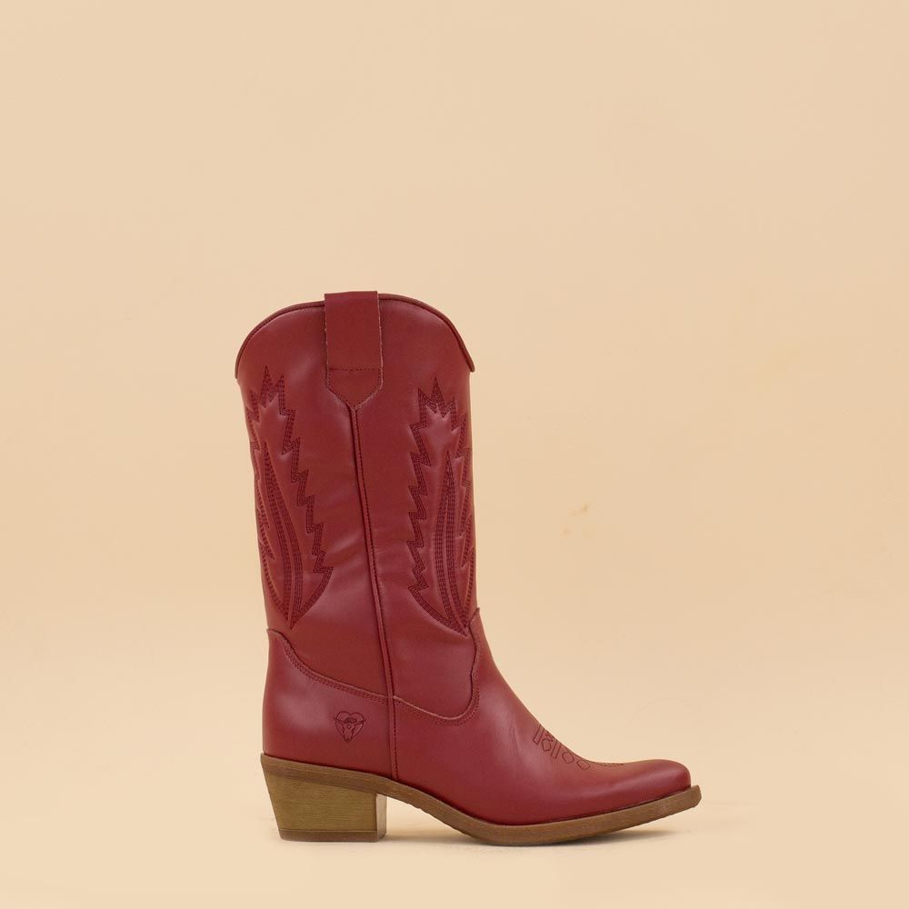 La Pintura cowboyboots Varsy Scarlet