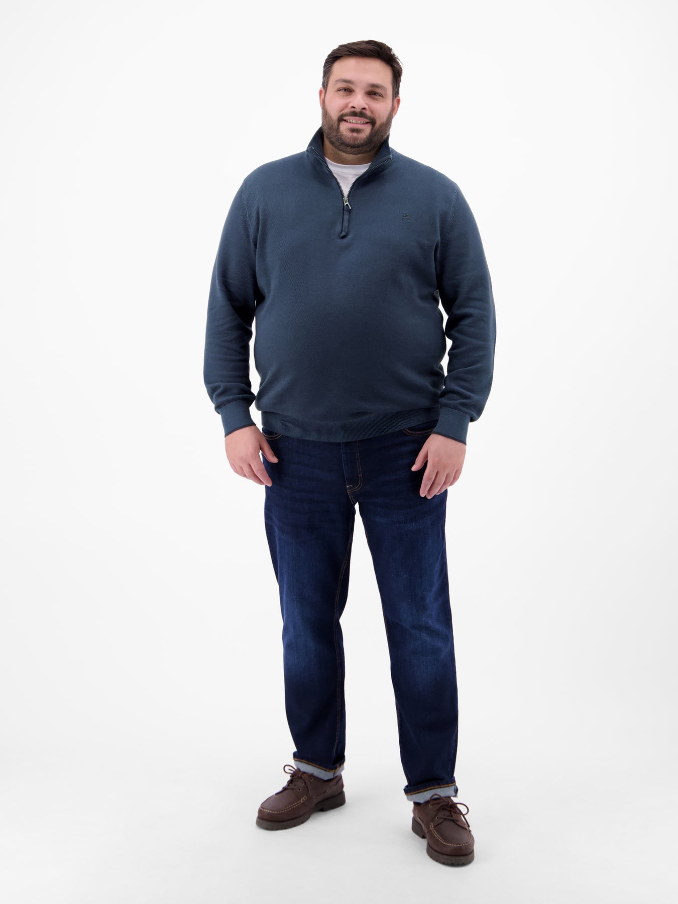 Herren Stricktroyer in lebendiger Optik