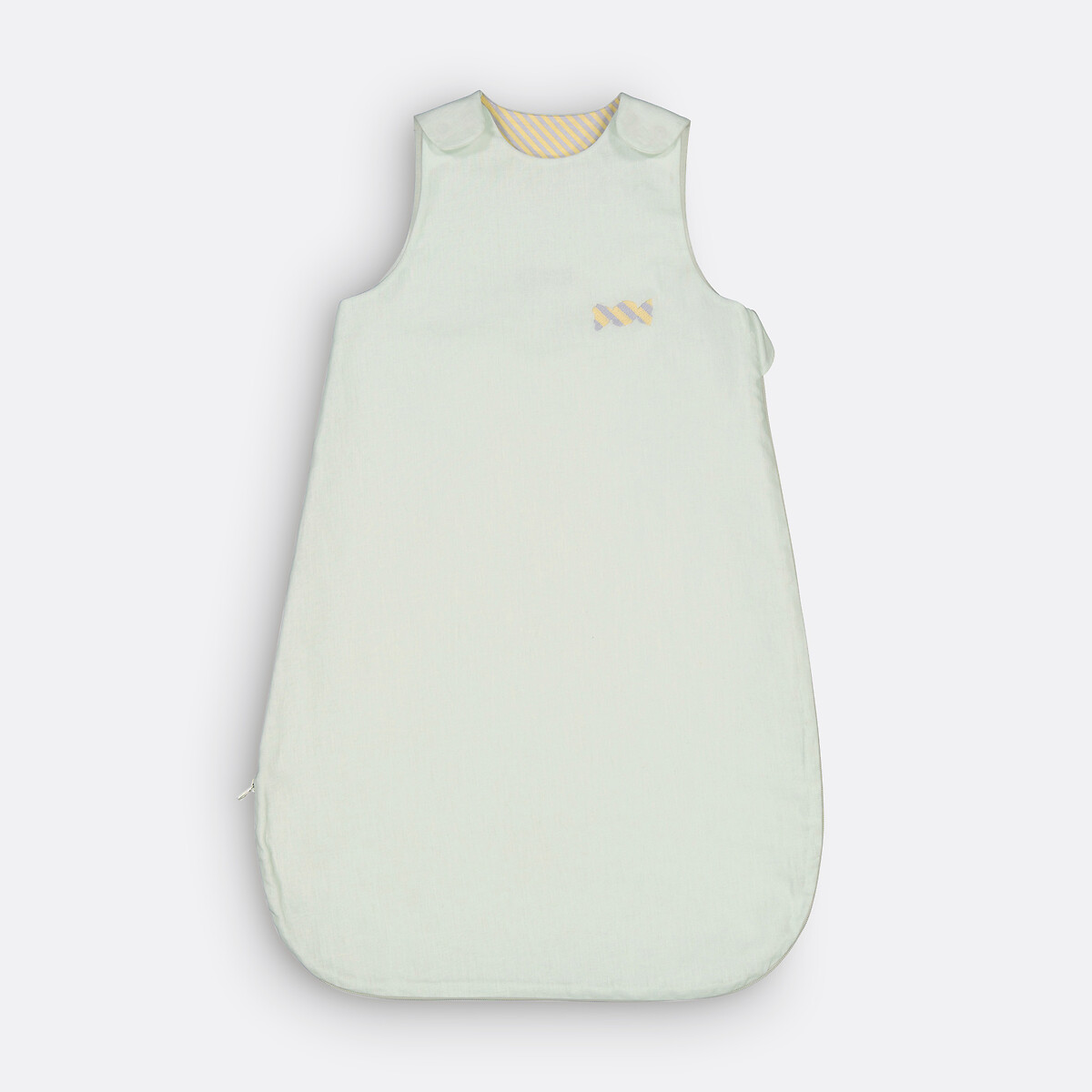 LA REDOUTE INTERIEURS<br>Saco de dormir de verão em linho e algodão, Pastelou