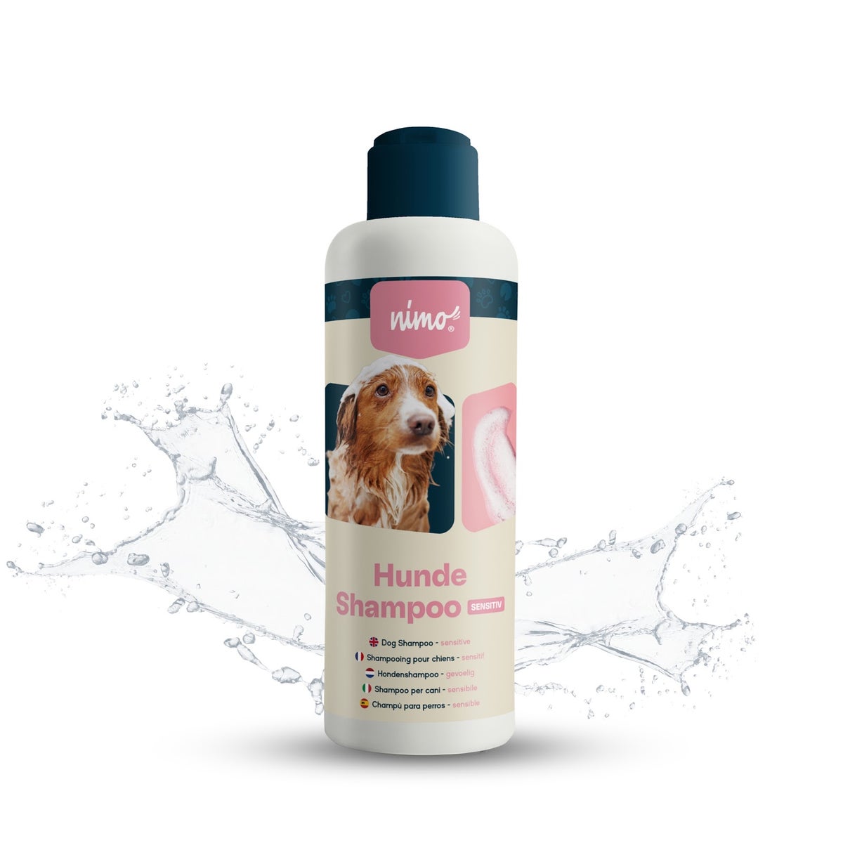 nimo® Sensitive Dog Shampoo • Geurvrij en pH-neutraal voor alle rassen