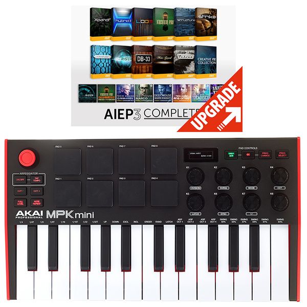 AKAI Professional MPK mini Mk3 - AIEP3 Bundle