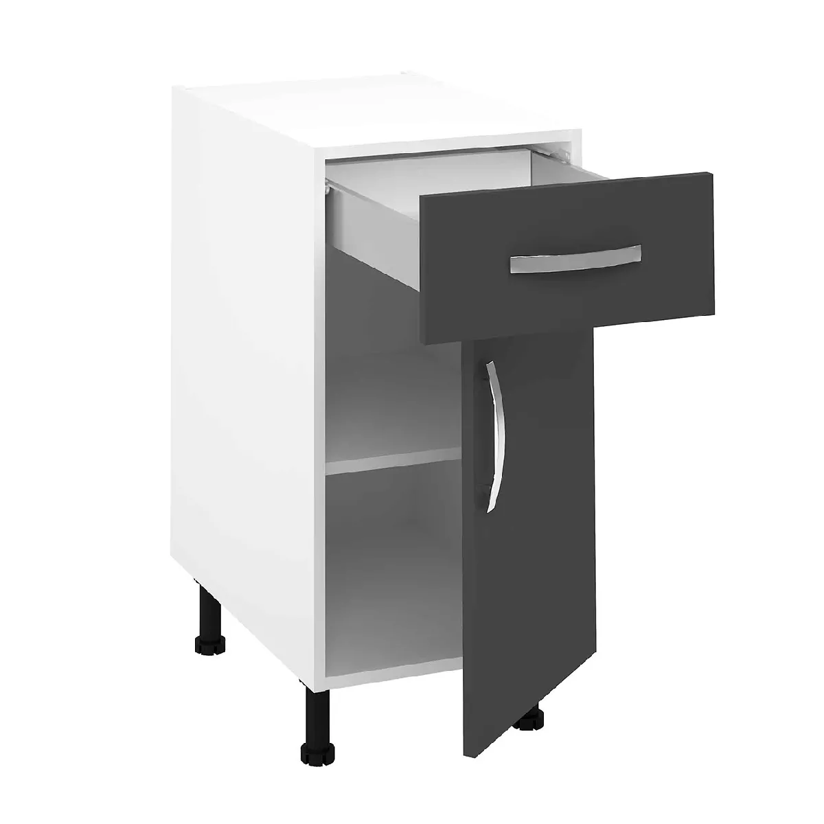 pegane Meuble armoire de cuisine - Gris