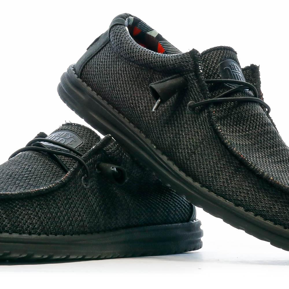 Hey Dude Chaussures Noir Homme Hey Dude Wally Sox