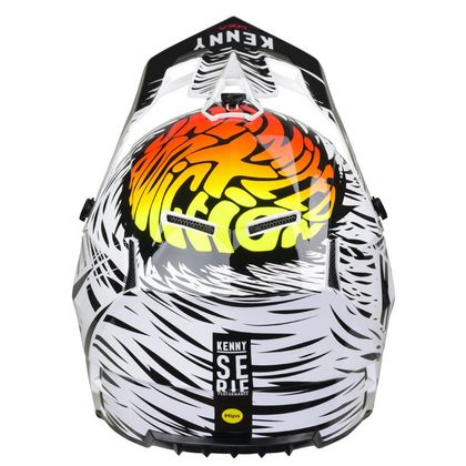 Casque cross Kenny PERFORMANCE - GRAPHIC 2024 - Blanc / Noir