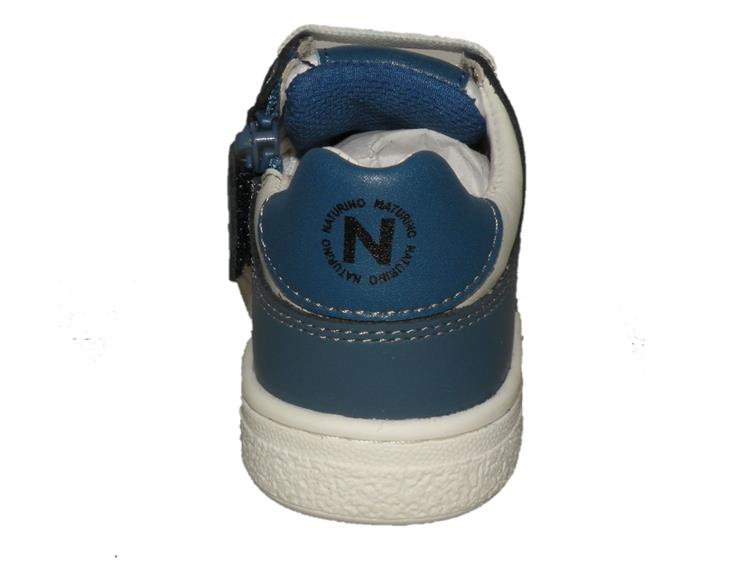 Naturino Folre zip blauw wit