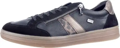 Remonte zwart D2C04-03 - maat 43 veterschoen zwart - maat 43 Calandschoen