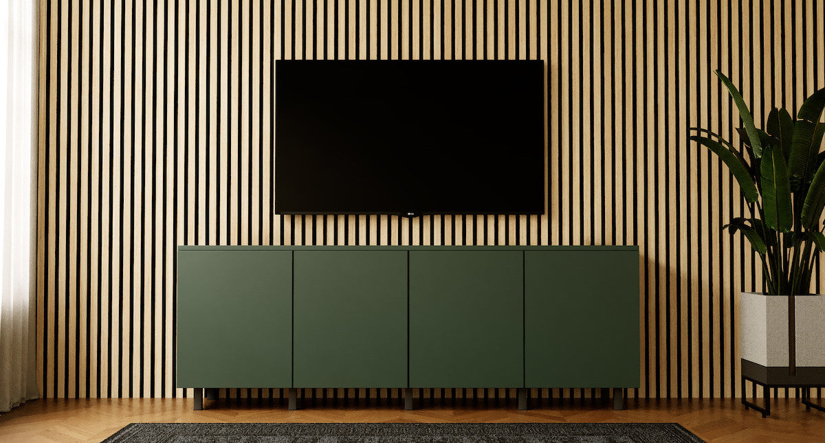 Artego Design Soft Pro Ayaya 163 cm Dressoir Groen