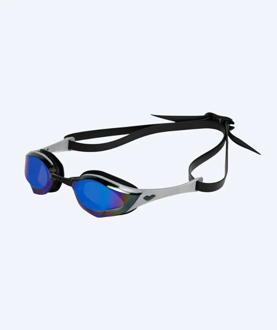 Arena Elite svømmebriller - Cobra Edge SWIPE Mirror - Sølv/blå