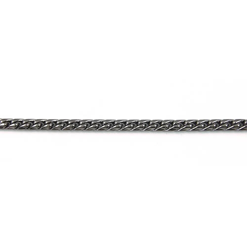 Colares Maximum Elegance Chain, Antracite, 3,5 mm x 43 cm. Cromado em Antracite.