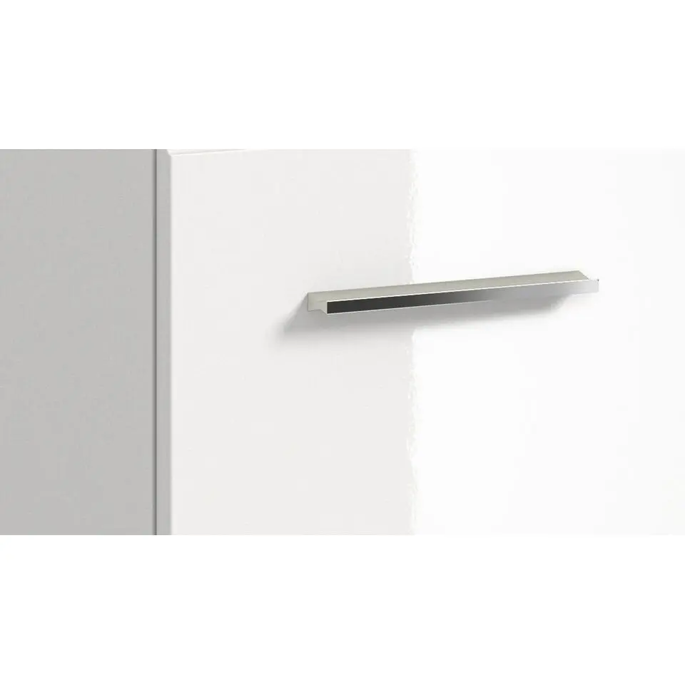 Hioshop Ice wastafel inclusief was 2 lades wit hoogglans- wit