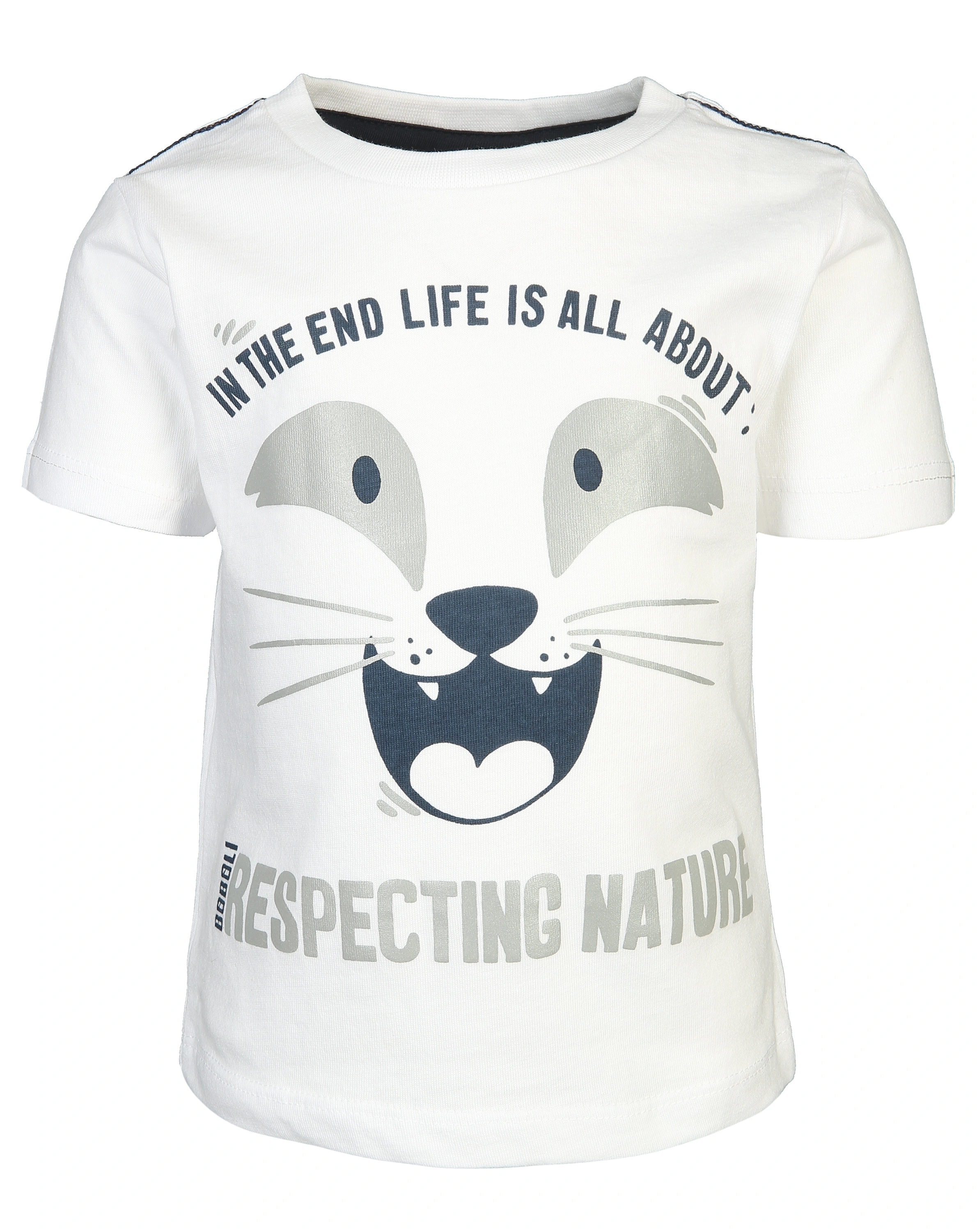 T-Shirt RESPECTING NATURE in weiß