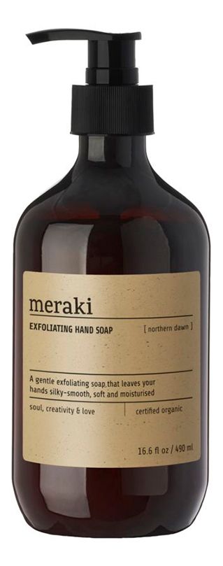 Meraki Exfoliating Hand Soap, Northern dawn - 490 ml.