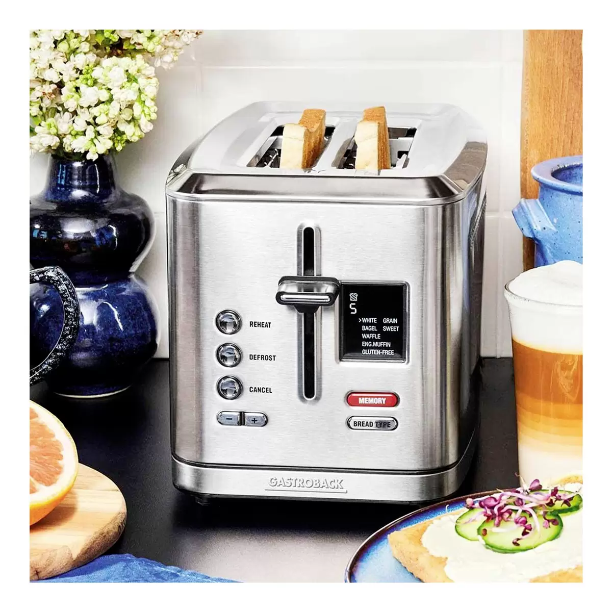 Toaster 2 Scheiben Gastroback Design Toaster