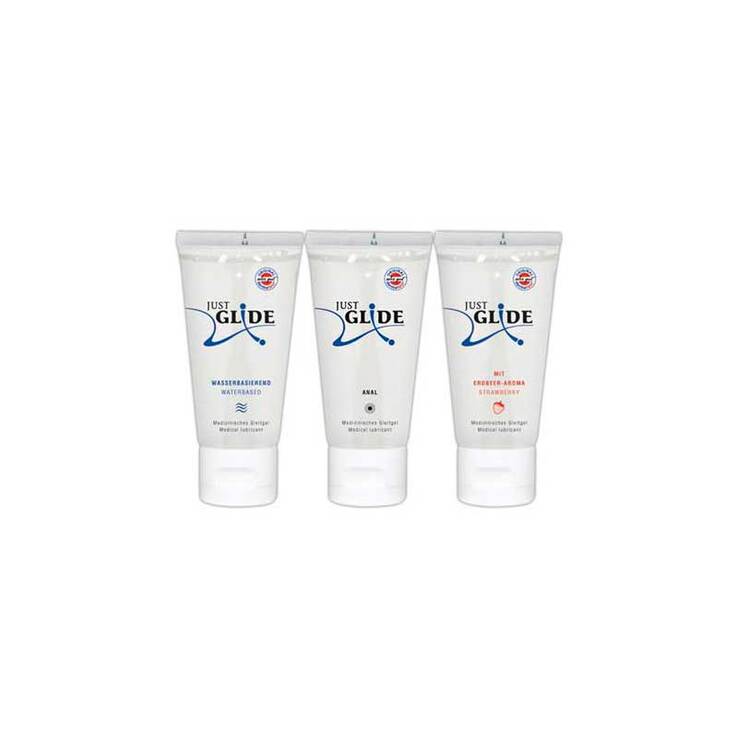 Just Glide med.Gleitgel Sortiert, 3X50 ml