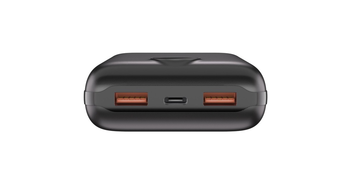 goobayPower Bank Compact 20.000 mAh  powerbank  (Zwart, 20 Ah, 1x USB-A, 1x USB-C, Power Delivery, Quick Charge)