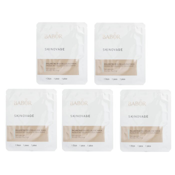 Babor Skinovage [Age Preventing] Balancing Bio-Cellulose Mask - Para pele mista  5pcs
