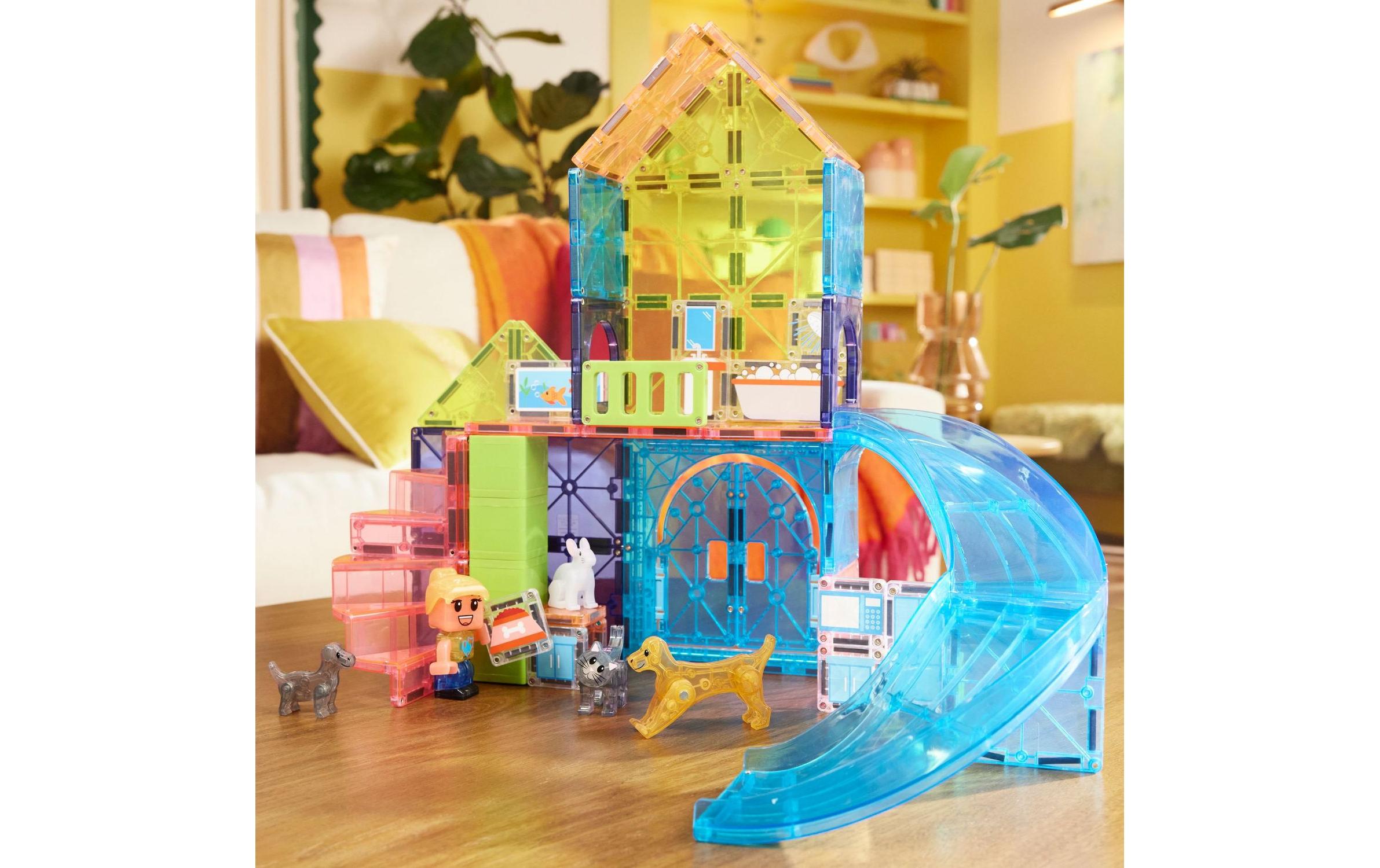 Pet Playhouse 50 TeileBau-Set mit 50 magnetischen Teilen