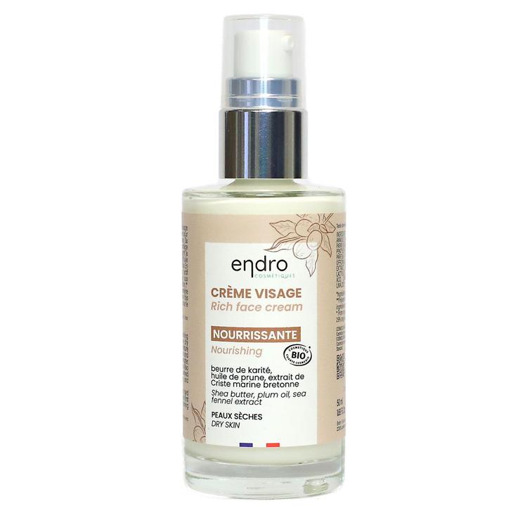 Crème visage riche Nourrissante beurre de karité peau sèche 50ml