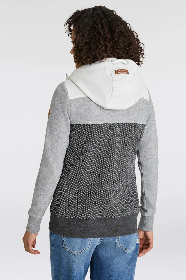 Ragwear Sweatjacke »TREGA ZIP O« im Colorblocking-Design