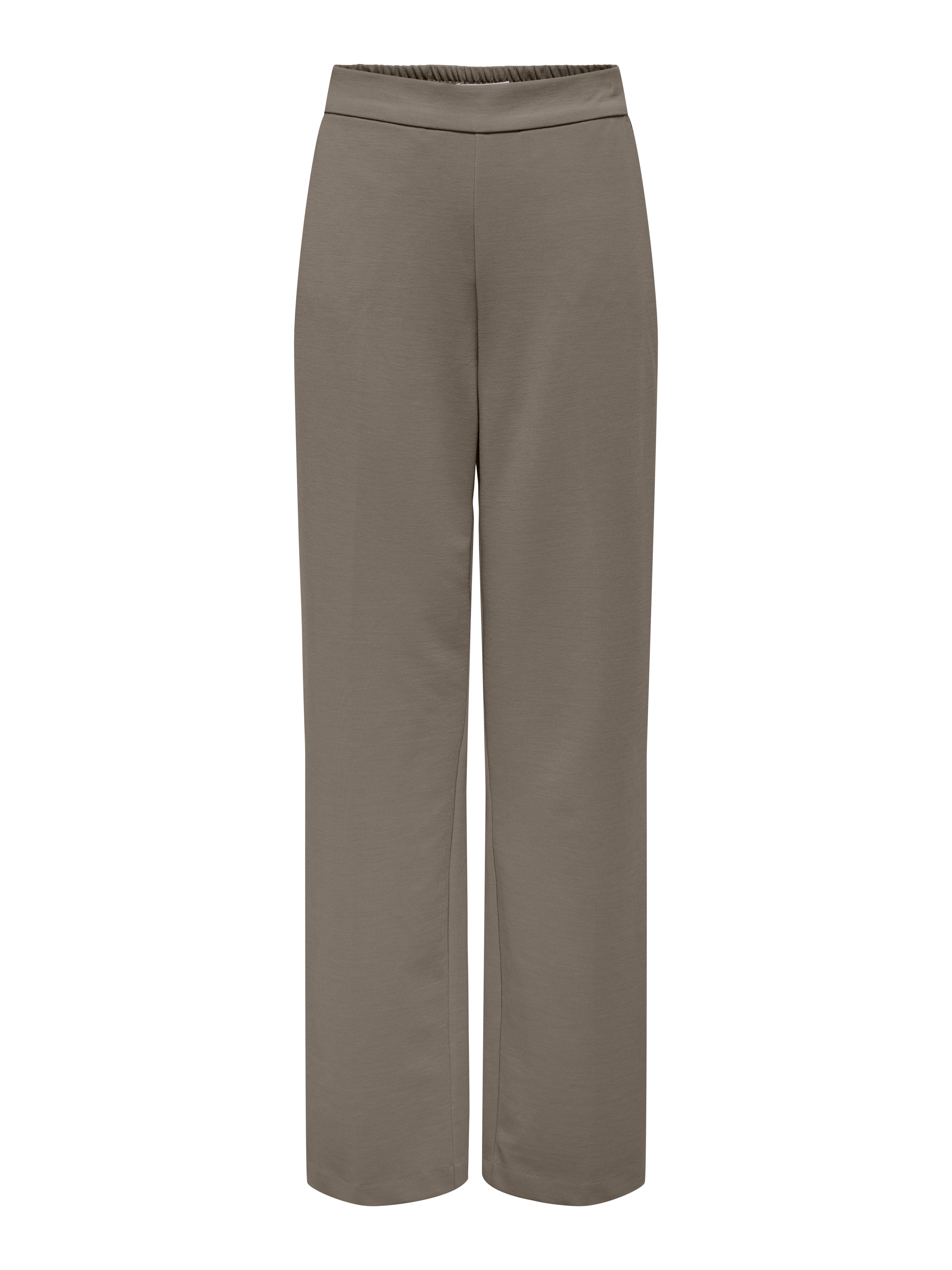 ONLPEACH Mittlere Taille Gerade geschnitten Gestrickte Hose Walnut